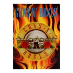 Plakatflag, Guns 'N' Roses, Flames